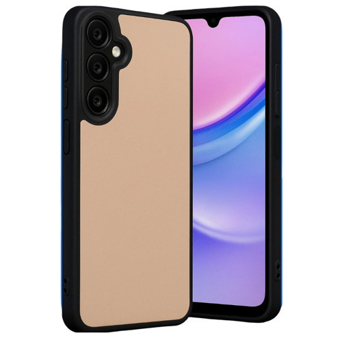 Galaxy A26 Kılıf Aras Deri Kapak - Pudra