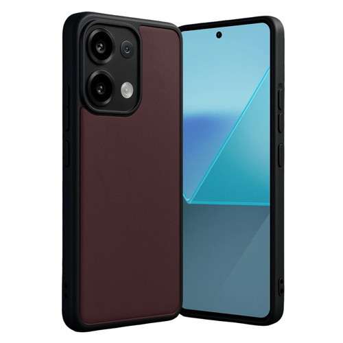 Note 13 Pro 5G Kılıf Aras Deri Kapak - Bordo
