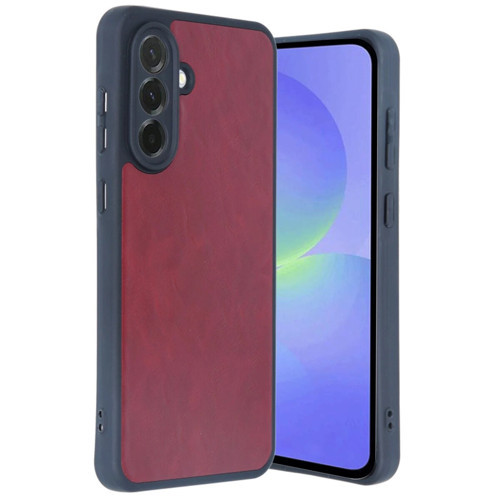 Galaxy A56 Kılıf Aras Deri Kapak - Bordo
