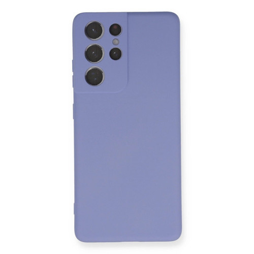 Galaxy S21 Ultra Kılıf Nano İçi Kadife - Lila