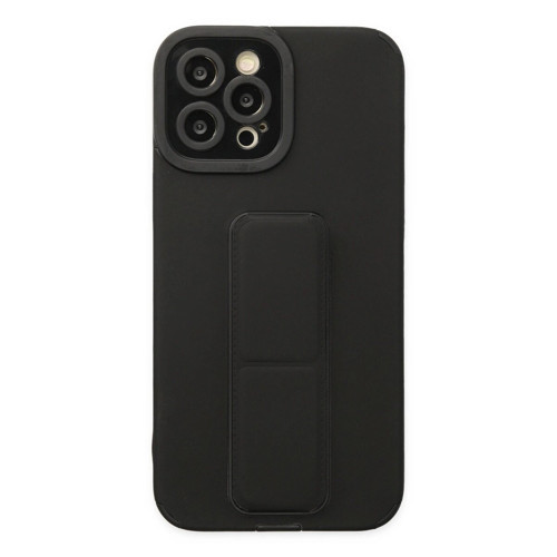 İphone 12 Pro Max Kılıf Mega Standlı - Siyah