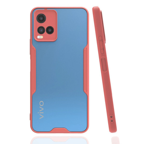 Vivo Y21S Kılıf Platin - Pembe