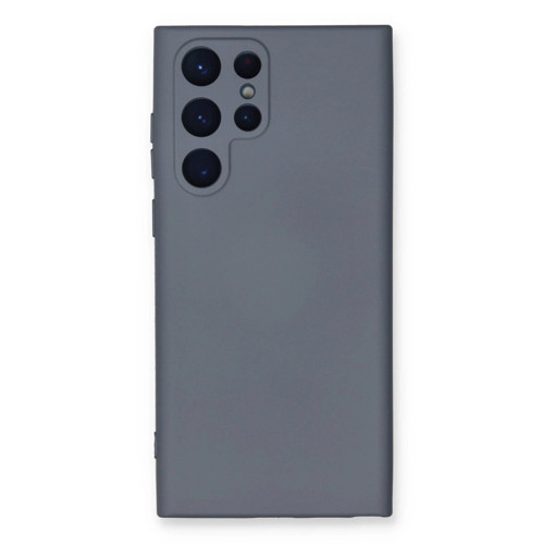 Galaxy S23 Ultra Kılıf Nano İçi Kadife - Gri