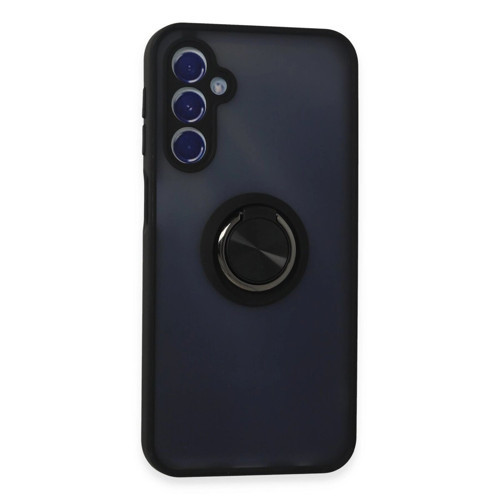 Galaxy M34 5G Kılıf Montreal Yüzüklü Kapak - Siyah
