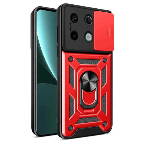 Note 13 Pro 4G Pars Lens Yüzüklü - Kırmızı