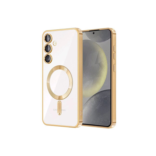 Galaxy S23 Kılıf Kross Magneticsafe Kapak - Gold