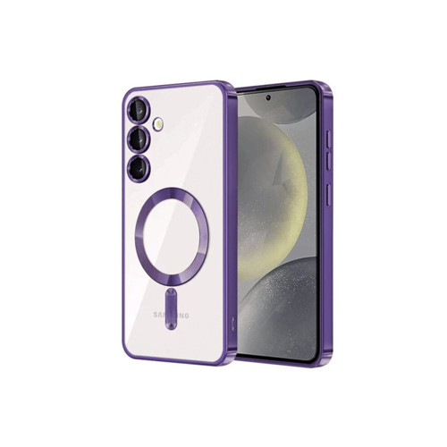 Galaxy S23 Kılıf Kross Magneticsafe Kapak - Mor