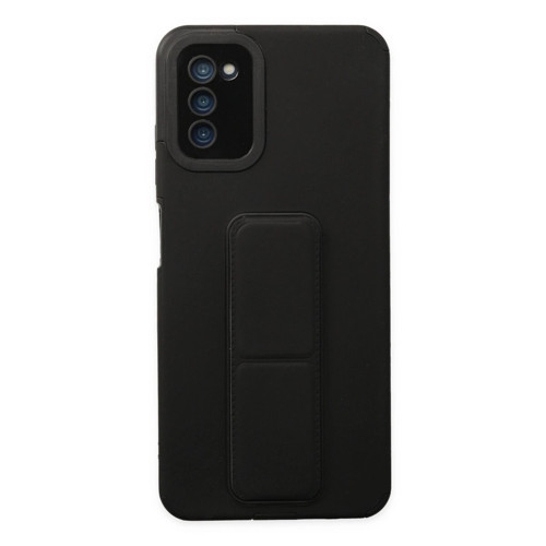 Galaxy A03S Kılıf Mega Standlı - Siyah