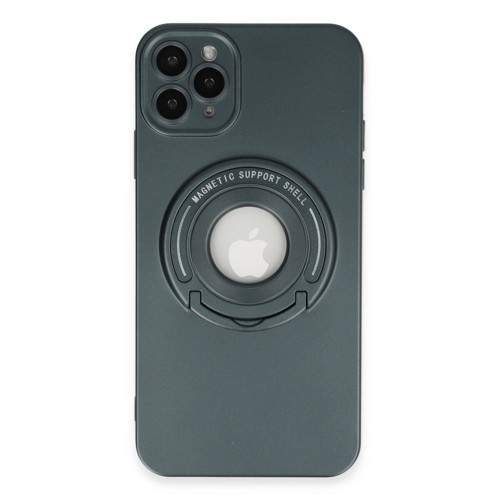 İphone 12 Pro Kılıf Lukka Magneticsafe Kapak - Koyu Yeşil