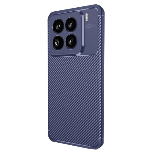 Mi 15 Pro Kılıf Auto Fus Karbon Kapak - Lacivert