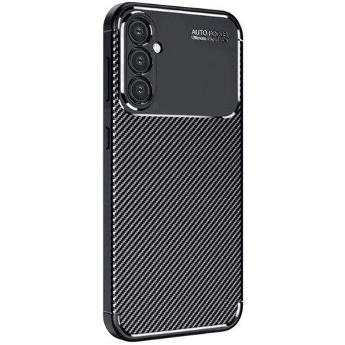 Galaxy A56 Kılıf Auto Fus Karbon Kapak - Siyah