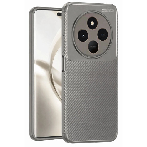 Tecno Spark 30 Kılıf Auto Fus Karbon Kapak - Gri
