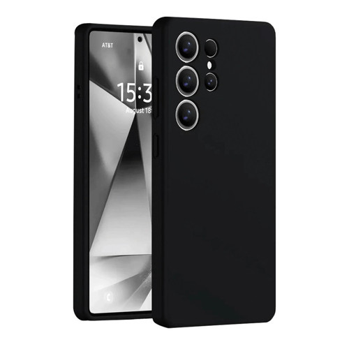 Galaxy S25 Ultra Kılıf Nano İçi Kadife - Siyah