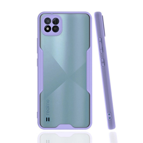 Realme C11 2021 Kılıf Platin - Lila