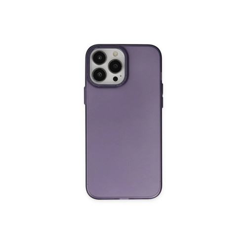 İphone 13 Pro Max Kılıf Modos Metal Kapak - Derin Mor