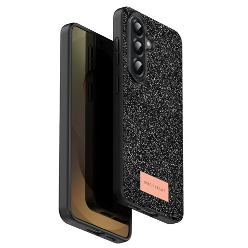 Onegif Galaxy A17 5G Bright Simli Kapak - Siyah