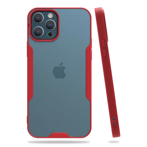 İphone 12 Pro Max Kılıf Platin - Kırmızı