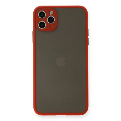 İphone 11 Pro Max Kılıf Montreal Kapak - Kırmızı