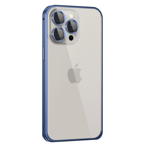 Joko İphone 15 Pro Metal Bumper Mat Kapak - Lacivert