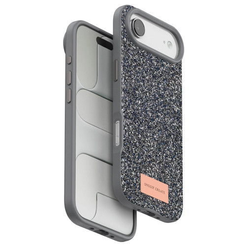 Onegif İphone 17 Air Bright Simli Kapak - Gümüş