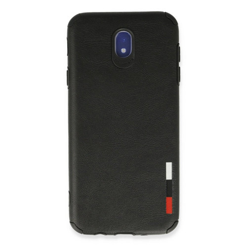 Galaxy J7 Pro / J730 Kılıf Loop Deri - Siyah