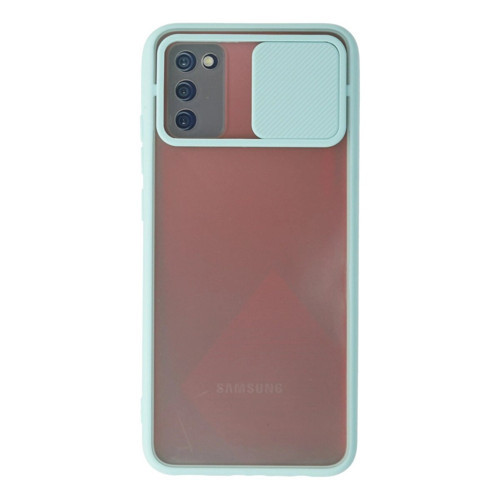 Galaxy A03S Kılıf Palm Buzlu Kamera Sürgülü - Turkuaz