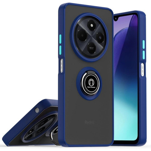 Realme C75 4G Kılıf Montreal Yüzüklü Kapak - Lacivert
