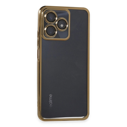Realme C53 Kılıf Lensli - Gold
