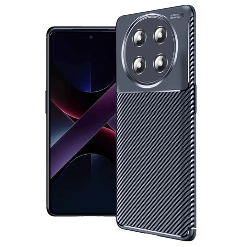 Honor Magic 7 Lite Kılıf Auto Fus Karbon Kapak - Lacivert