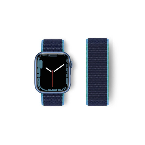 Watch 38mm Hasırlı Cırtcırtlı Kordon - Mi-lacivert