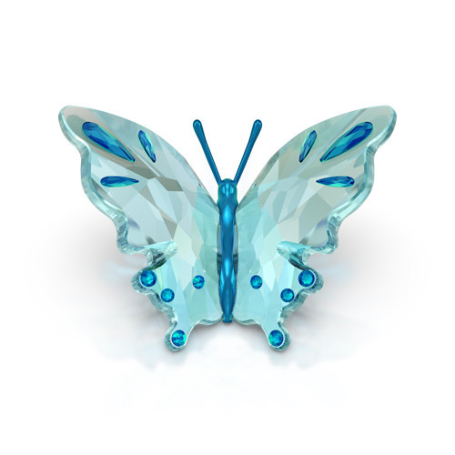 5721539 Swarovski Ev Dekorasyonu Idyllıa:Butterfly Turquoıse