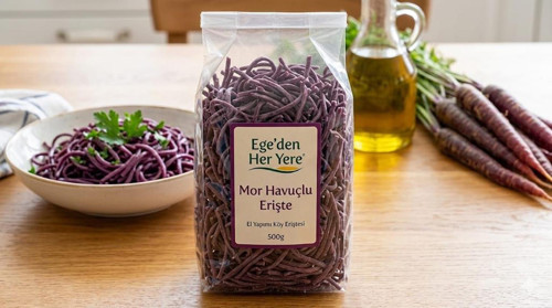 Havuçlu Erişte (Köy Makarnası) 500 GR.