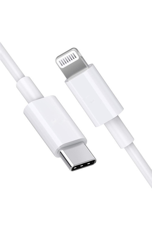 iPhone SE (2. nesil) L-AURA USB-C LİGHTNİNG HIZLI ŞARJ KABLO 1MT.