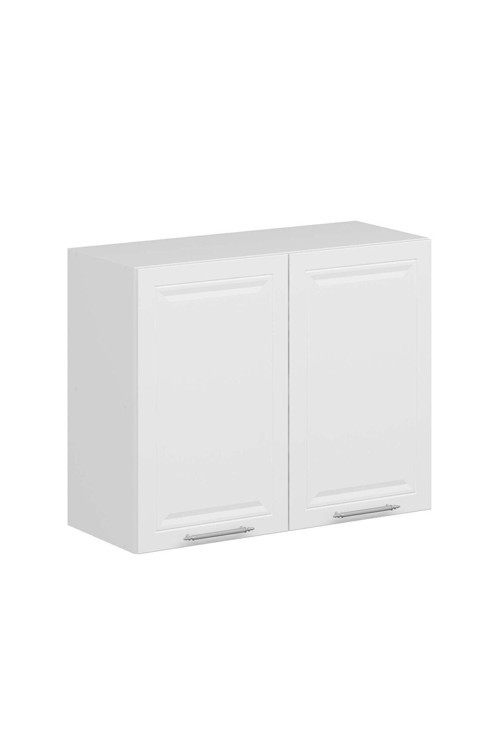 Mutfak Modül Mbr_C Üst 2Dk1R 90-H72Cm Dolap Beyaz Beyaz Mdf