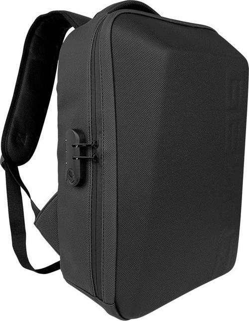 GZ-110SD Shell 15,6" Laptop Sırt Çantası Suni Deri Waterproof (Usb+Şifreli Kilit)