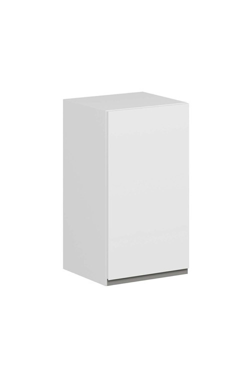 Mutfak Modül Hg_J Üst 1Dk2R 40-H72Cm Dolap Beyaz Beyaz Mdf
