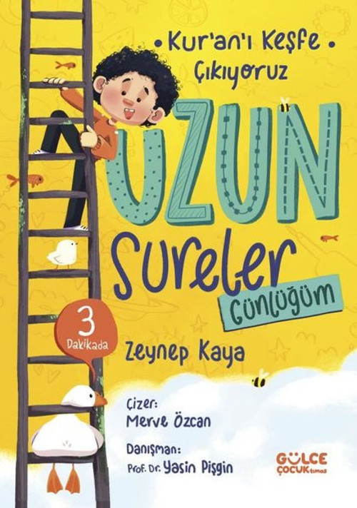 3 Dakikada Uzun Sureler Günlüğüm - Kur'an'ı Keşfe Çıkıyoruz - Fleksi Kapak