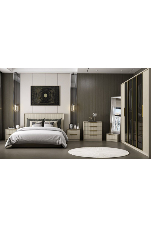 Kale Luxe Yatak Odası Takımı-kumtaşı- Set 1