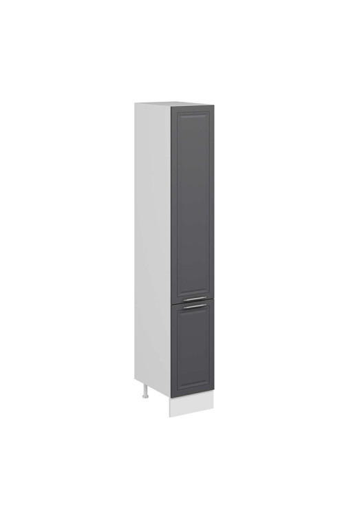 Mutfak Modül Mbr_C 40-H240Cm Boy Dolabı Beyaz Antrasit Suntalam