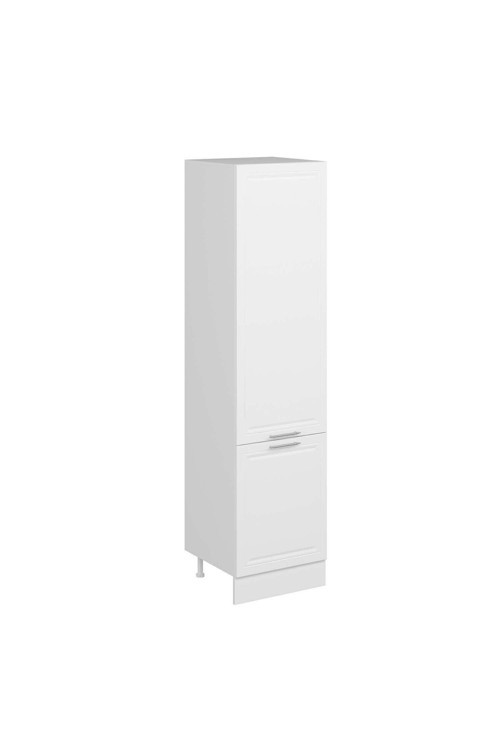 Mutfak Modül Mbr_C 60-H240Cm Boy Dolabı Beyaz Beyaz Mdf