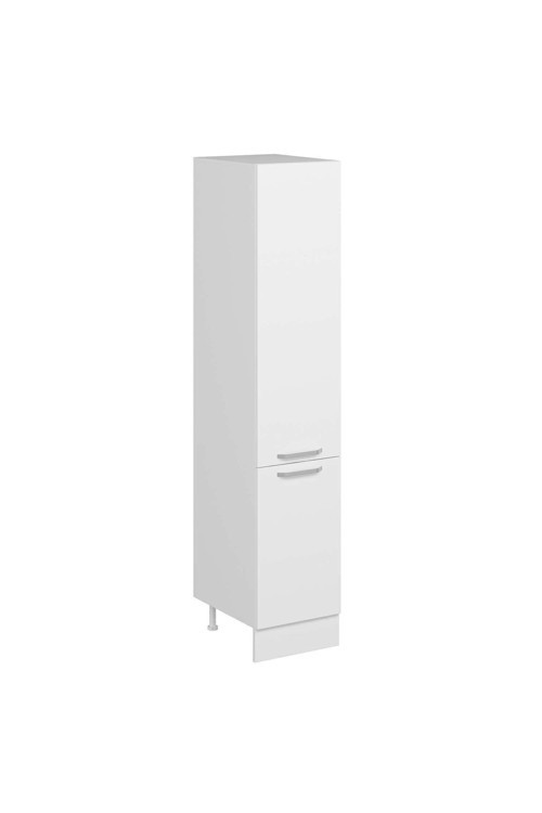 Mutfak Modül Duz 45-H222Cm Boy Dolabı Beyaz Beyaz Suntalam