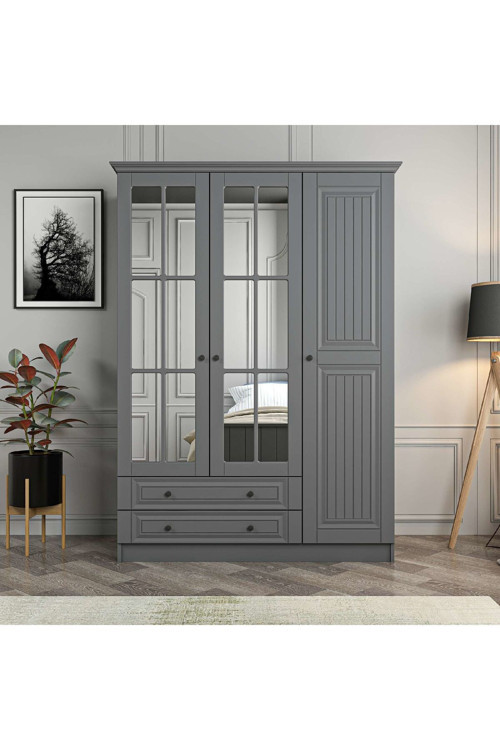 Kale190 3 Kapaklı 2 Çek Taçlı Dlp Antrasit Mbrn İlkbahar Antrasit