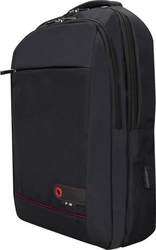Lucca-Usb-15.6  Siyah Notebook Sırt Çantası