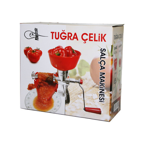 KOLLU ALÜMİNYUM SALÇA MAKİNESİ SÜZGEÇLİ - PLASTİK HAZNELİ (4604)
