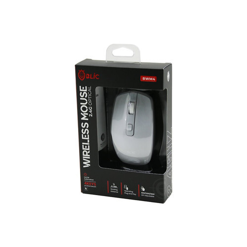 BLİC-BWM4 BEYAZ KABLOSUZ MOUSE 2.4G 8-10M DİSTANCE WİRELESS - KABLOSUZ 1600DPI (4604)
