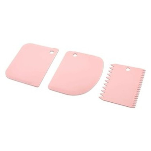 3 PARÇA PLASTİK HAMUR KESİCİ - KAZIYICI (4604)
