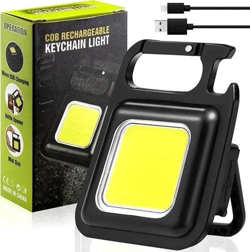 Mini Taşınabilir Led Çok Fonksiyonlu Fener (4604)