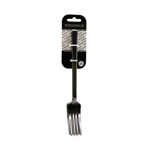6 PARÇA EKO ÇUBUK SADE METAL YEMEK ÇATAL 2MM (4604)