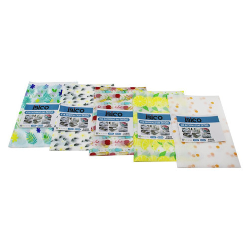 6 Pcs 30X45Cm Eva - Kaymaz Dolap Ve Çekmece İçi Raf Örtüsü (4604)