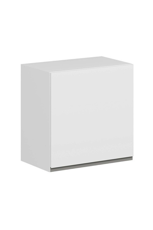 Mutfak Modül Hg_J Üst 1Dk 60-60-H72Cm Asp Dolap Beyaz Beyaz Mdf